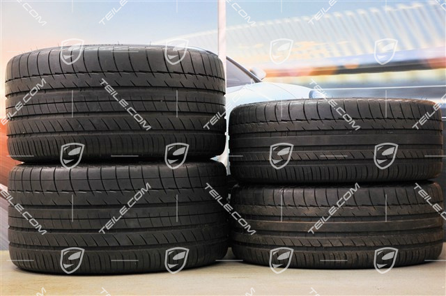 19-inch Carrera S II summer wheel set, wheels 8J x 19 ET57 + 11J x 19 ET51 + NEW Michelin tyres 235/35 ZR19 + 305/30 ZR19, in platin