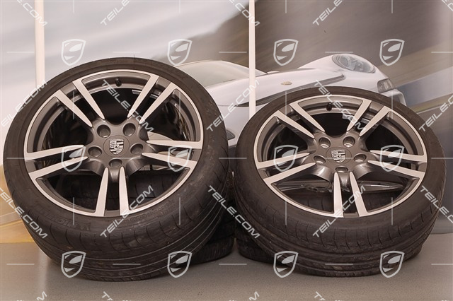 19" Komplet kół letnich Turbo II, felgi 8J x 19 ET57+11J x 19 ET 51 + opony letnie 235/35 ZR 19 + 305/30 ZR 19, bez TPMS