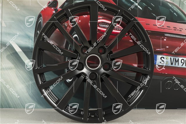 20" Felge Panamera Design, 11,5J x 20 ET68, schwarz seidenmatt