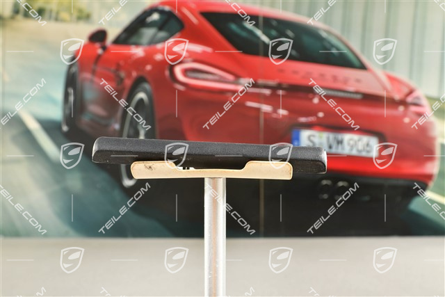 Dashboard trim moulding, LHD, outer, Black, L