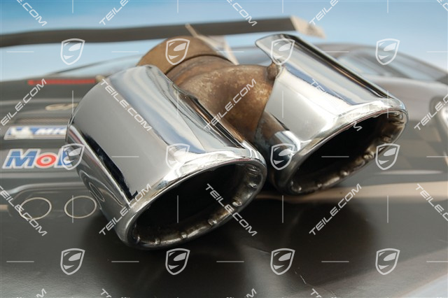 Rura końcowa, podwójna, pakiet Exclusive