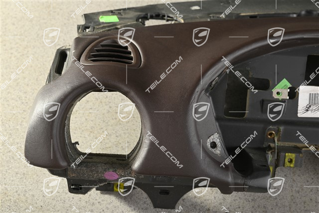 Dashboard, upper part, leather, Sport Chrono, cocoa,  damaged