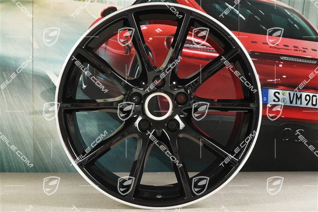 20" Felga Cayenne Design, 10,5J x 20 ET55, czarny wysoki połysk