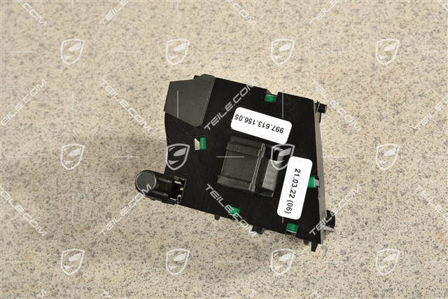 Przełącznik sterowania szyb, strona pasażera, czarny mat