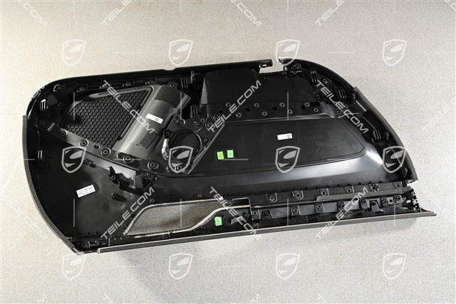 Türverkleidung, Leder Schwarz, Ohne Zierleiste, Bose, R