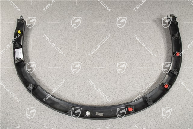 Wing / Fender Wheel cover / moulding, front, Satin black, L