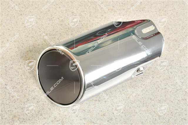 Sport tailpipe, 4-pipe look, Chrome, inner, L