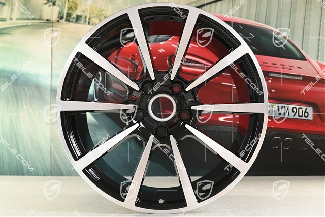 20" Felga Carrera Classic II, 11J x 20 ET52, czarny wysoki połysk