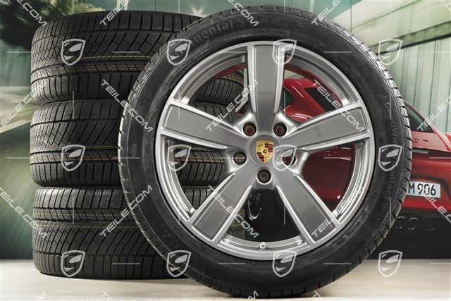 20-inch Cayenne COUPE Sport Classic winter wheel set, rims 9J x 20 ET50 + 10,5J x 20 ET55 + NEW Continental winter tyres 275/45 R20 + 305/40 R20, with TPMS