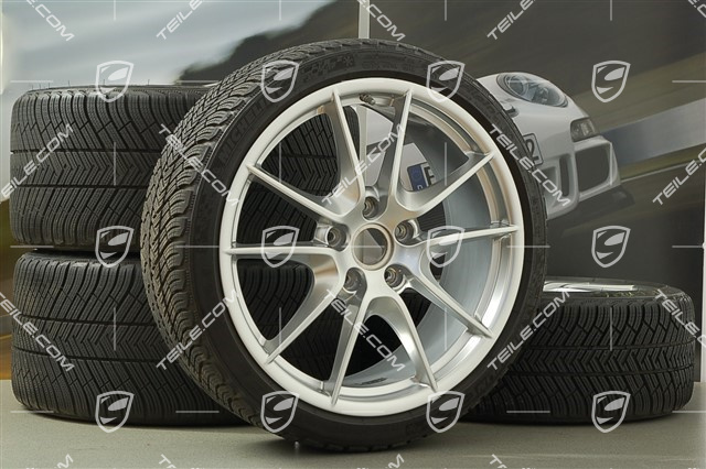 20" Carrera S (III) winter wheel set  wheels 8,5J x 20 ET51 + 11J x 20 ET52 + Michelin winter tyres 245/35 ZR20 + 295/30 ZR20 (DOT 2014), with TPMS