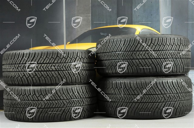 19" Boxster S koła zimowe komplet, felgi 8J x 19 ET57 + 10J x 19 ET45 + NOWE opony zimowe Michelin Pilot Alpin 4: 235/40 R19 + 265/40 R19