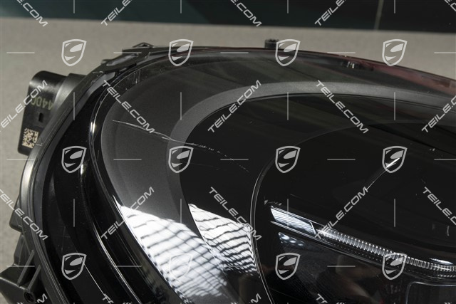 LED reflektor, czarny, R