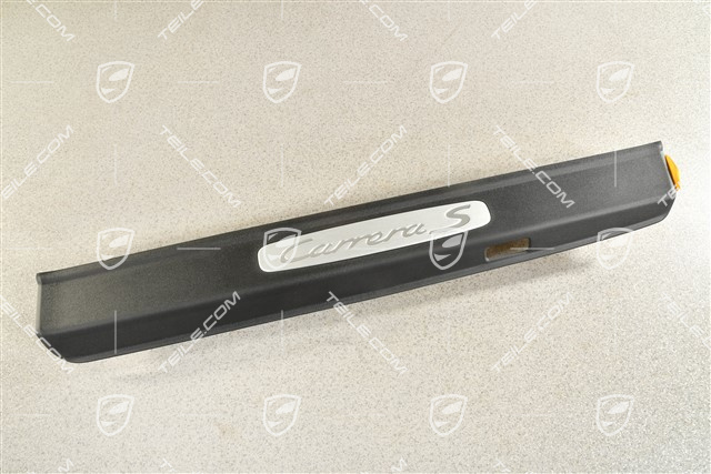 Einstiegleiste, Schweller, "Carrera S" Schwarz, L