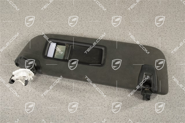 Sonnenblende, Alcantara, schwarz, R