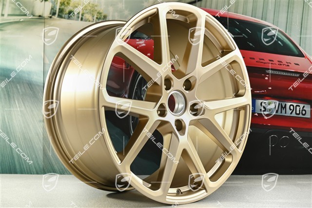 21-inch Panamera Sport Design wheel rim set, 9,5J x 21 ET71 + 11.5J x 21 ET69, neodyme