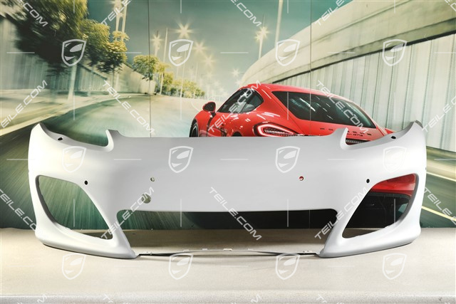 Front bumper, Turbo, AeroKit, with headlamp washer and ParkAssist