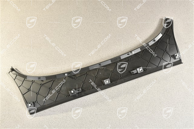 Targa, Verdeckkasten Verkleidung, Hinten, Unten, Ohne Heckscheibenwischer, Schwarz