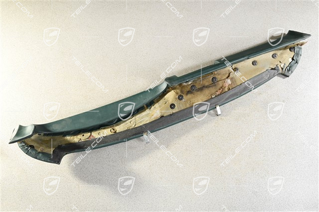 Schalttafel Verkleidung / Armaturenbrett (Konsole Oberteil), Leder Cedargrün