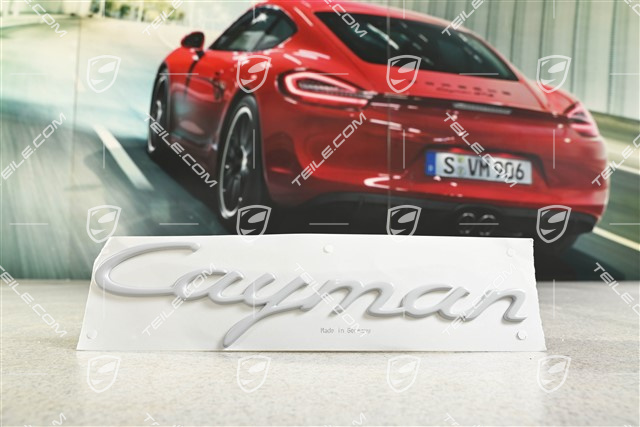 "Cayman" Schriftzug / Abzeichen, Grundiert