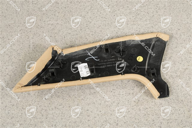 Centre console, Lateral cover, Leatherette, Luxor beige, R