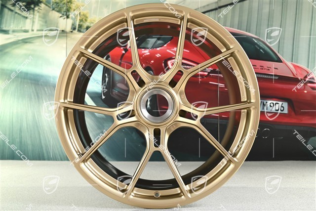 20-inch GT3 rim, 9.5J x 20 ET46, California Gold