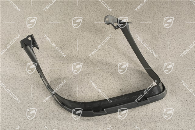 Heckstoßstange Abgasanlage Auspuffblende / Endrohrblende, Schwarzmatt, L