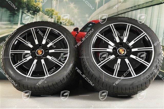 20" koła zimowe Sport Aero, komplet, felgi 9J x 20 ET54 + 11J x 20 ET60 + opony zimowe Pirelli 245/45 R20 + 285/40 R20