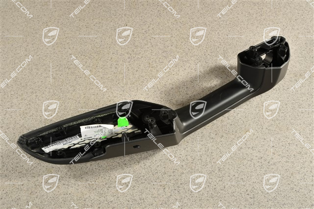 Armlehne, Türverkleidung, Hinten, Leder Schwarz, R