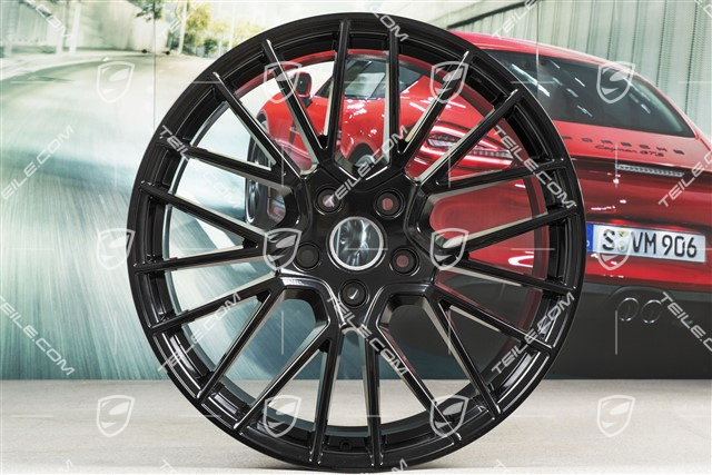 21" Felge Cayenne RS Spyder, 9,5J x 21 ET46, schwarz hochglanz