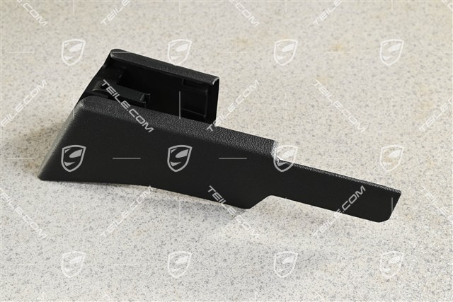 Abdeckung, Abdeckschiene für Vordersitz, Hinten, Satinschwarz, L