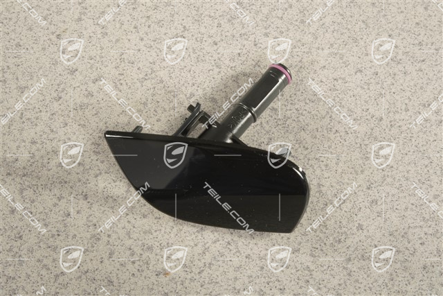 Headlight / headlamp washer nozzle / jet with trim cover / cap, L