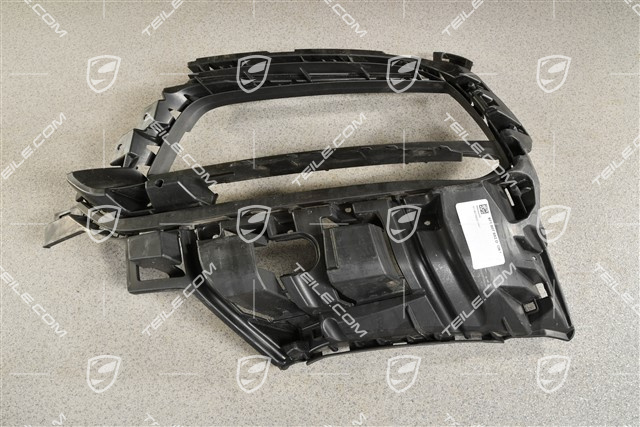 Boczna kratka wentylacyjna zderzaka przedniego, Czarny mat, R