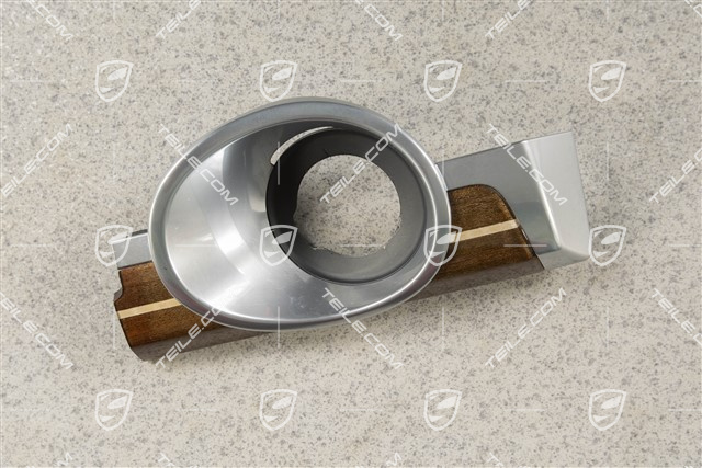 Zierleiste für Schalttafelverkleidung, Zündanlassschalter, Yachting/Mahagoni