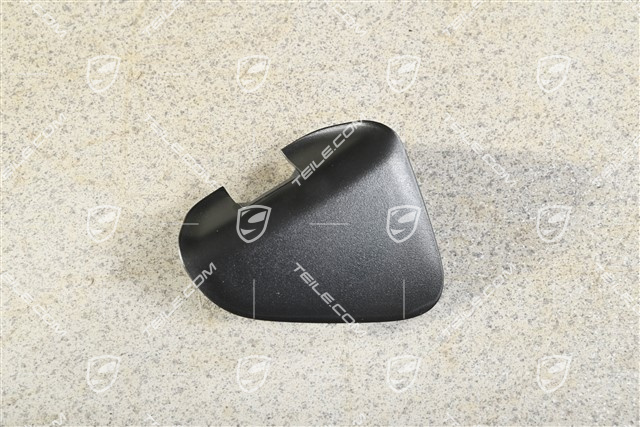 Cover trim  / guide for seat belt buckle, rear, L