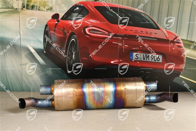 GT2 RS, Tłumik układu wydechowego