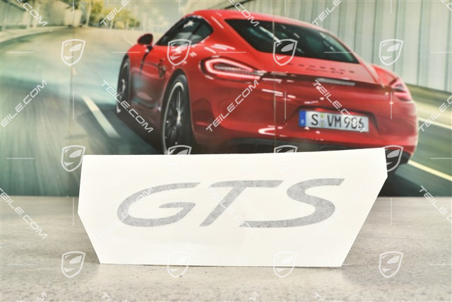 Nakjlejka ozdobna z napisem „GTS“