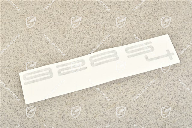 Schriftzug / Logo / Aufkleber 928 S4, Dunkelgrau