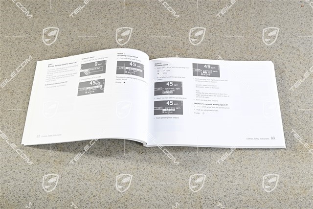 Fahrerhandbuch / Bedienungsanleitung Betriebsanleitung 911 997.1