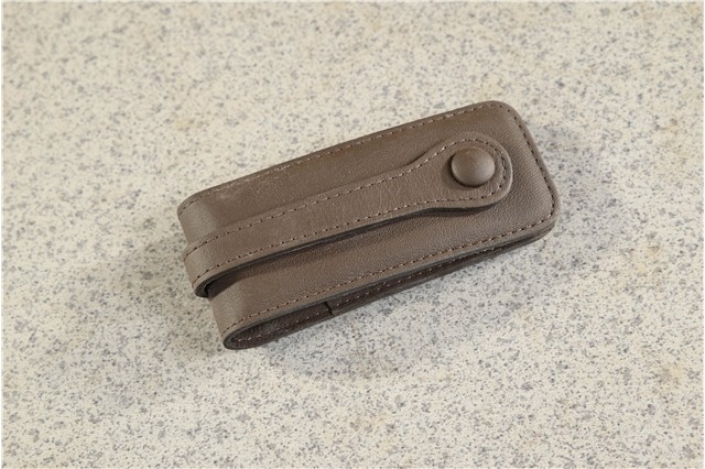 Etui, Schlüssel, Leder, Sattelbraun