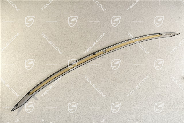 Rear spoiler, Tear-off edge for rear spoiler, Coupe, Black glossy