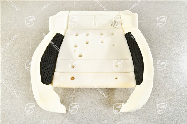 Foam part, front seat vented