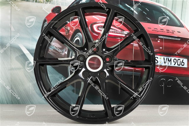20" Felga Cayenne Design, 10,5J x 20 ET55, czarny wysoki połysk