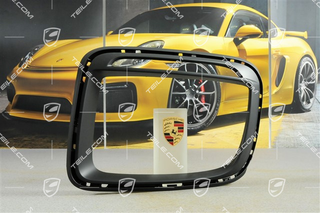 Reataining frame, Matt Black, L