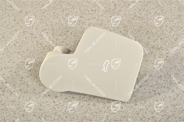 Pull handle / Lever hood / bonnet unlocking, RHD, Chalk