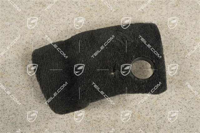 Osłona boczna tunelu środkowego z gniazdem zapalniczki, czarna, R