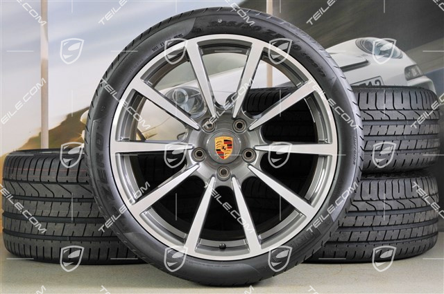 20" summer wheel set Carrera Classic II, wheel 8,5J x 20 ET51 + 11J x 20 ET52 + Tyres 245/35 ZR20 + 305/30 ZR20, without TPMS