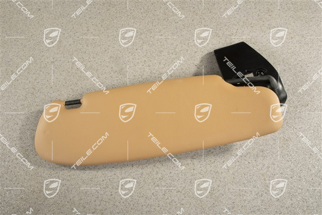 Cabrio, Sonnenblende, mit Spiegel, Kunstleder, Sandbeige, L