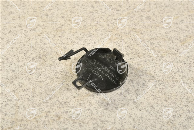Tow hook hole plug