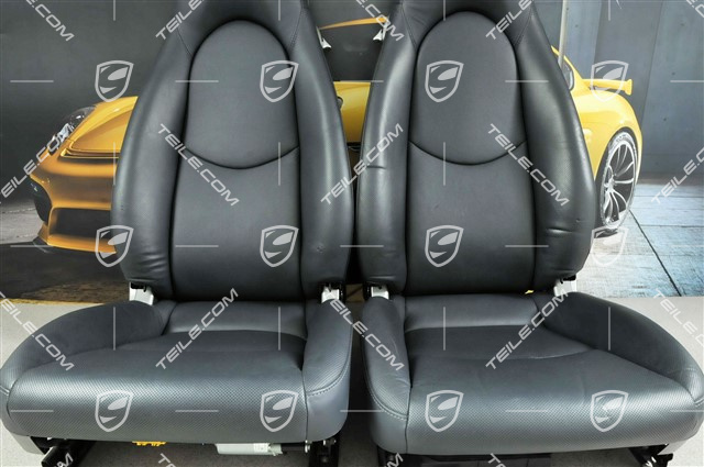 Sitze, el. einstellbar, Heizung, Sitzbelueftung, Leder, Seeblau, Satz (L+R)