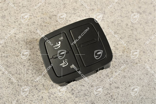 Tow hitch switch, Black matte